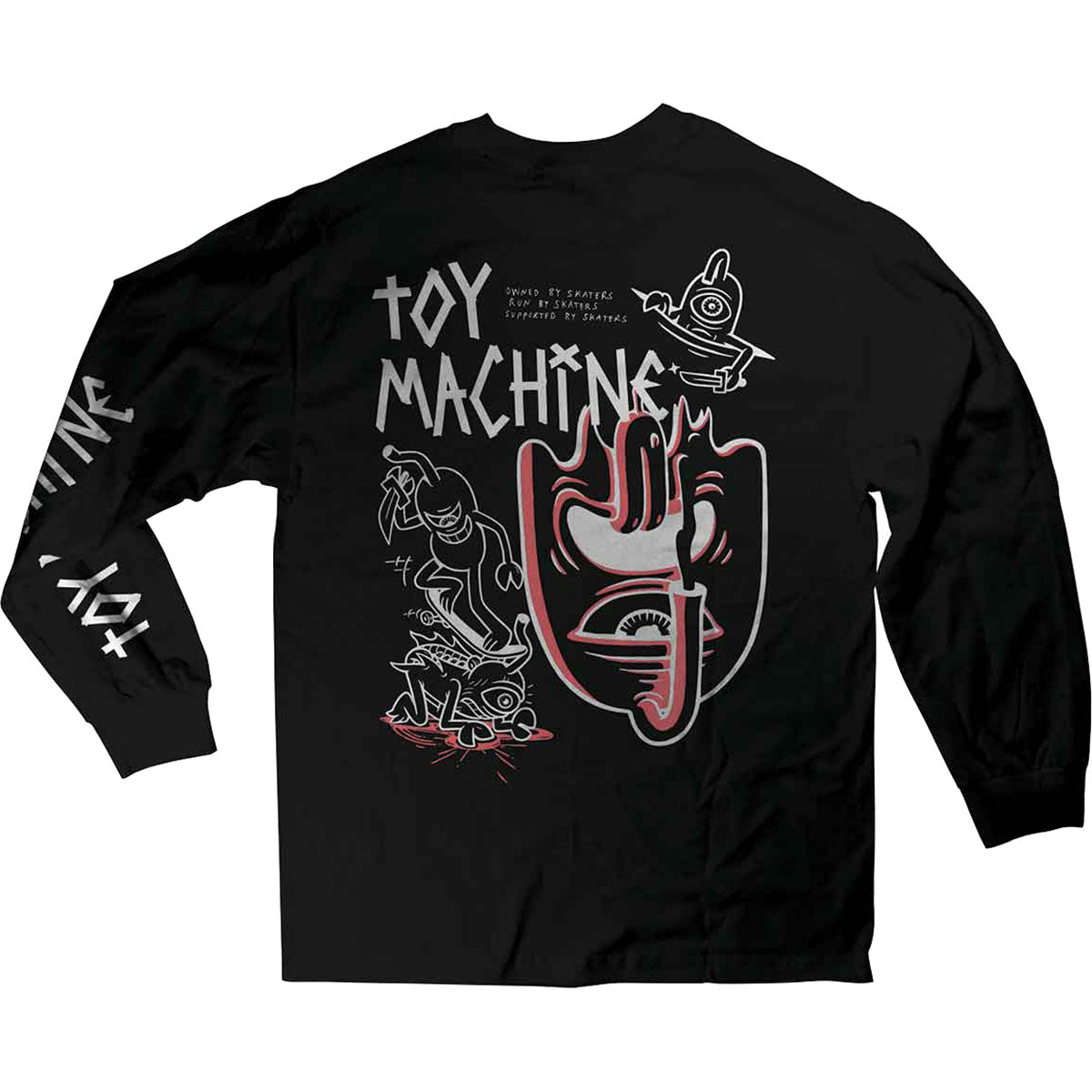Toy Machine Sect Cut 22 Long Sleeve T Shirt - Black