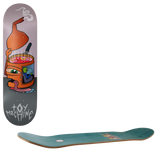 Toy Machine Brain Sizzle Skateboard Deck 8.38"