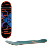 Toy Machine Horns Skateboard Deck - Blue 8"