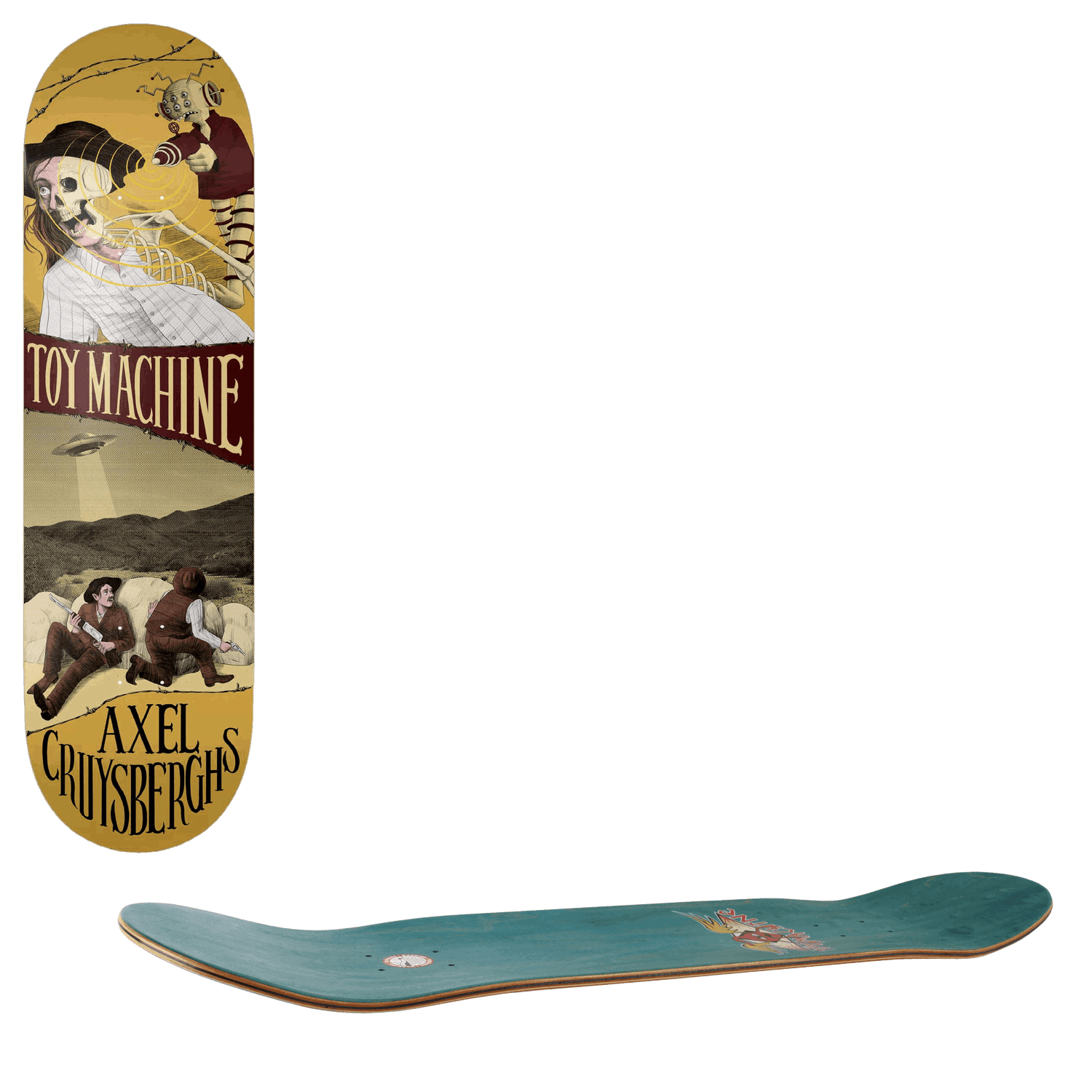 Toy Machine Horror Show Skateboard Deck - Axel 8.5"