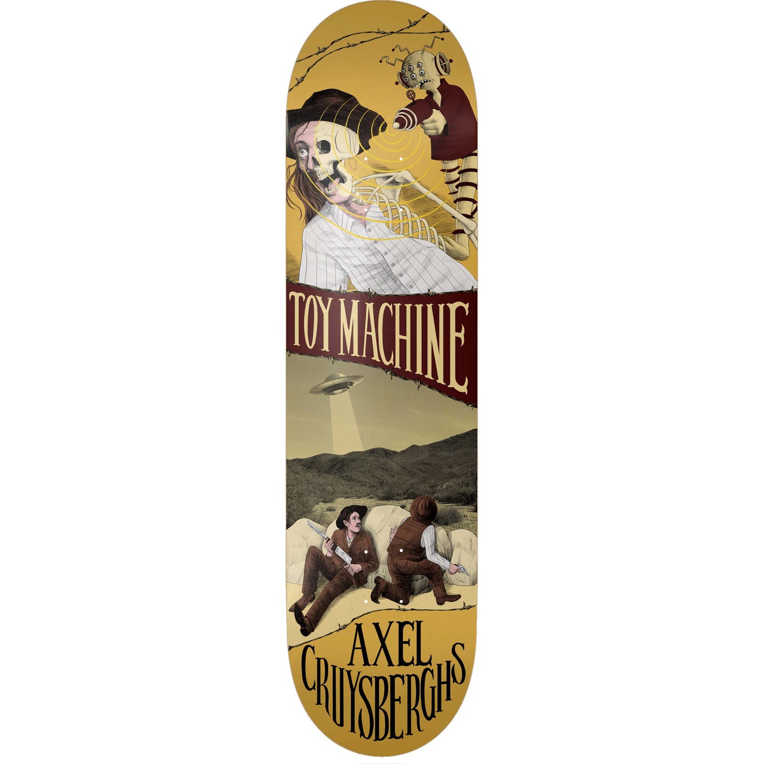 Toy Machine Horror Show Skateboard Deck - Axel 8.5"