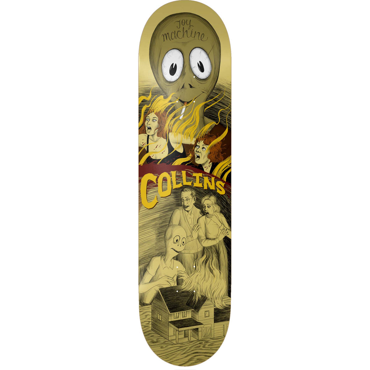 Toy Machine Horror Show Skateboard Deck - Collins 8.13"