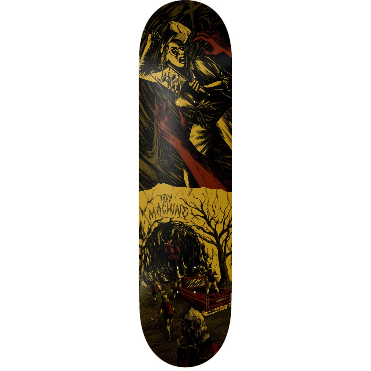 Toy Machine Horror Show Skateboard Deck - Martin 8"
