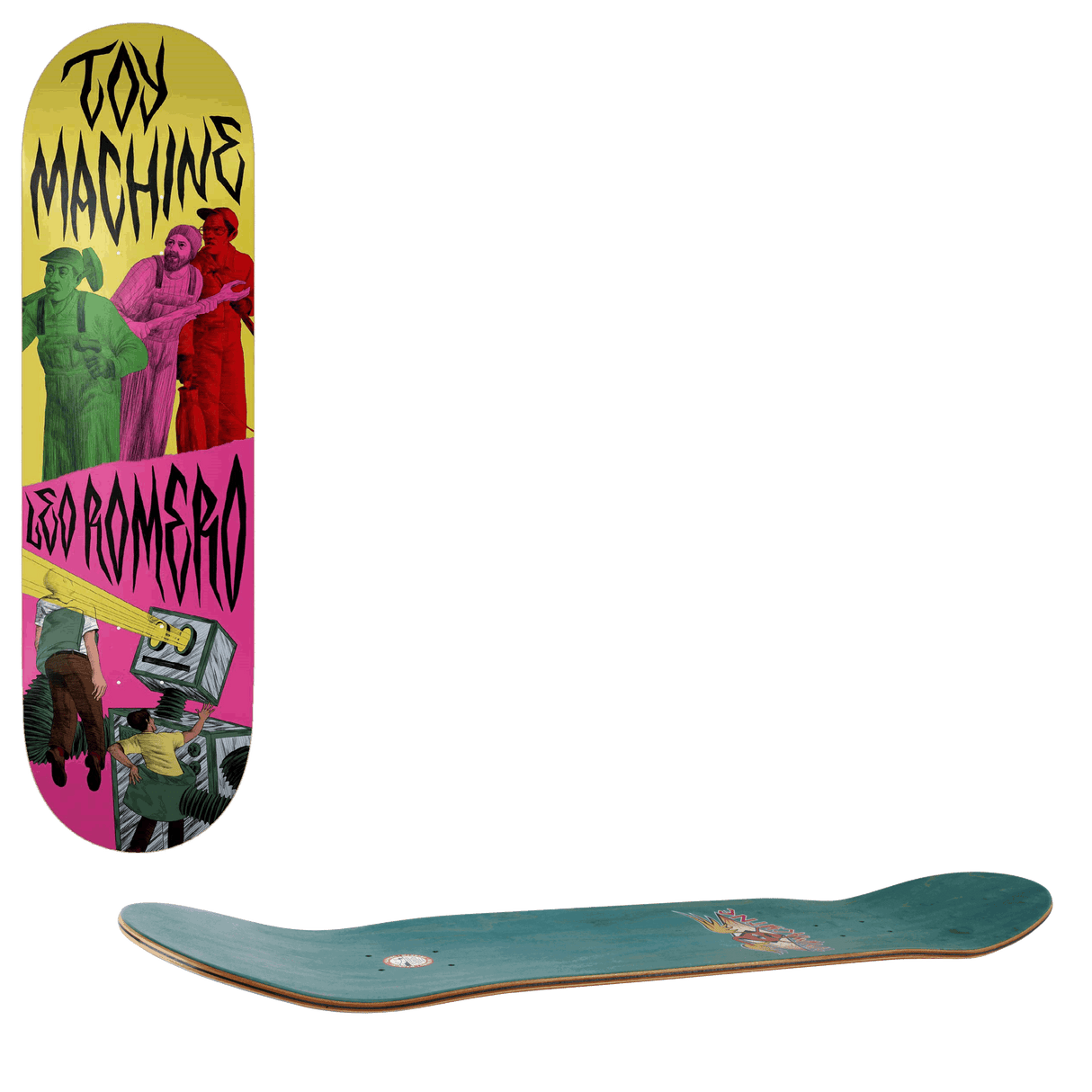 Toy Machine Horror Show Skateboard Deck - Romero 8.5"