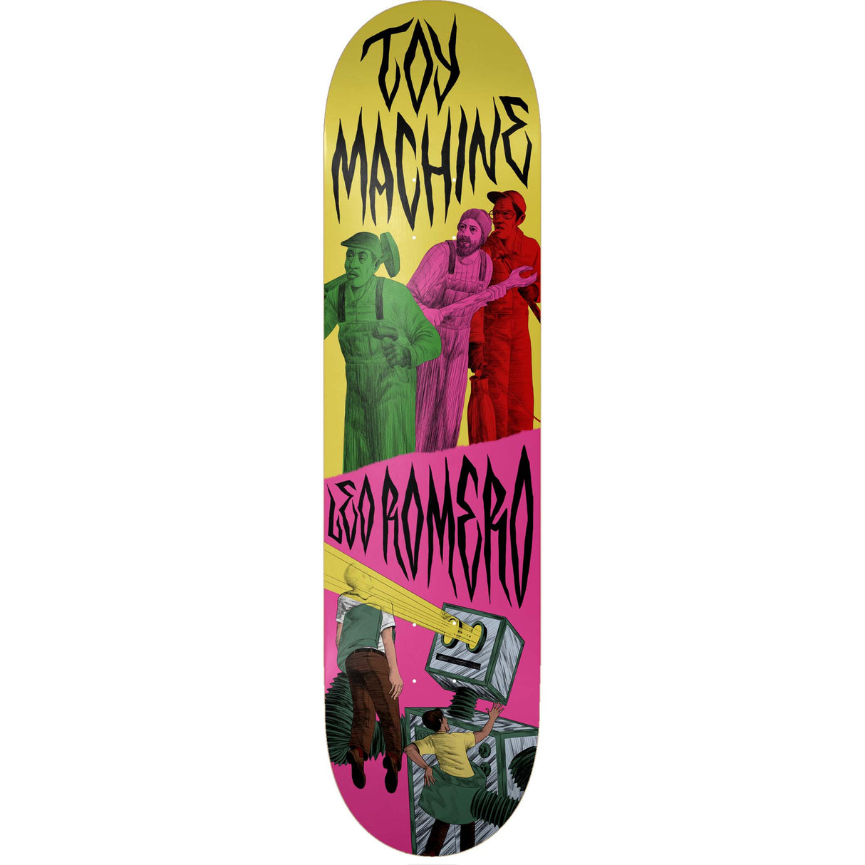 Toy Machine Horror Show Skateboard Deck - Romero 8.5"