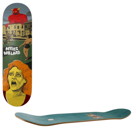 Toy Machine Horror Show Skateboard Deck - Willard 8.38"