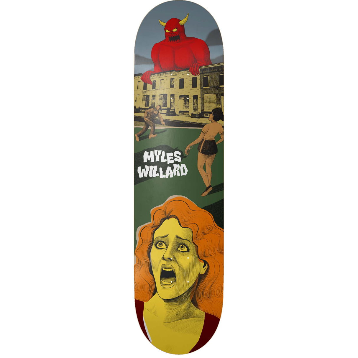 Toy Machine Horror Show Skateboard Deck - Willard 8.38"