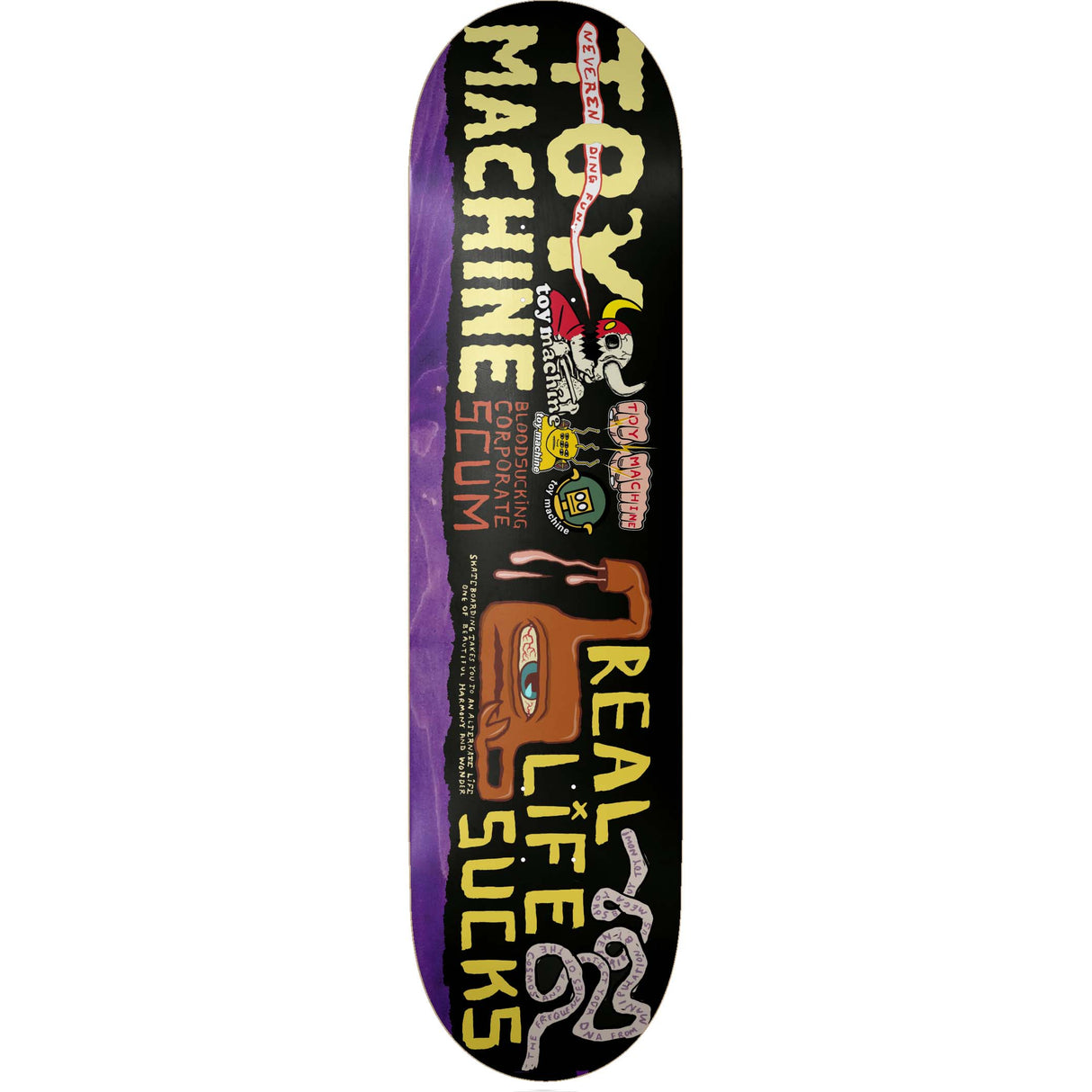 Toy Machine Neverending Skateboard Deck 8.25"