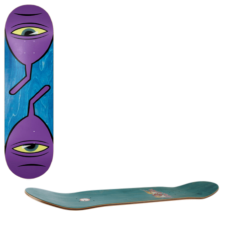 Toy Machine Sect Symmetrical Skateboard Deck - Purple 8.5"