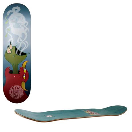 Toy Machine Who Eats Who Skateboard Deck 8.13"