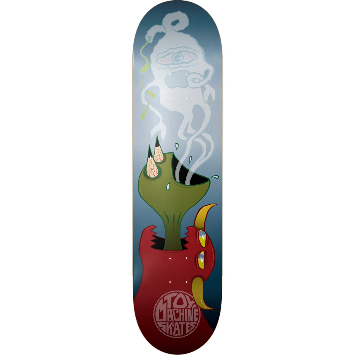 Toy Machine Who Eats Who Skateboard Deck 8.13"