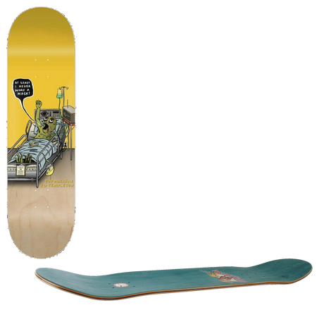 Toy Machine Never Wore A Mask Skateboard Deck - Templeton 8.5''