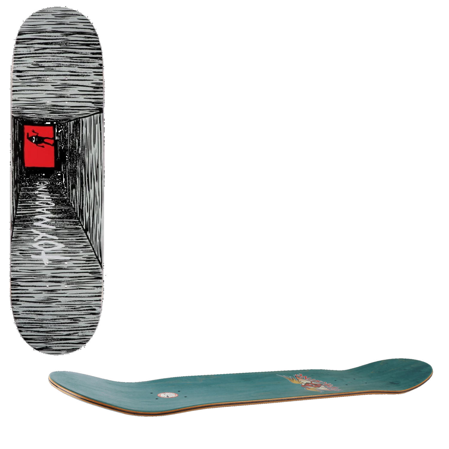 Toy Machine Tunnel Skateboard Deck - 8.25''