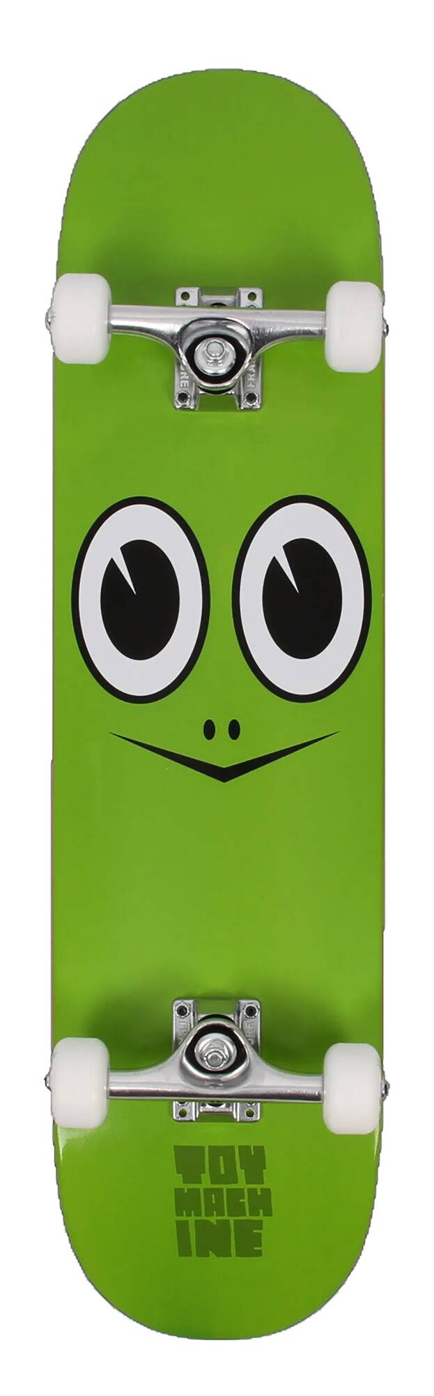 Toy Machine Turtle Face Custom Skateboard - Green 8.25''