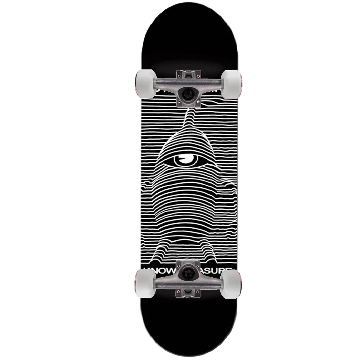 Toy Machine Toy Division Custom Skateboard - Black 8.5"
