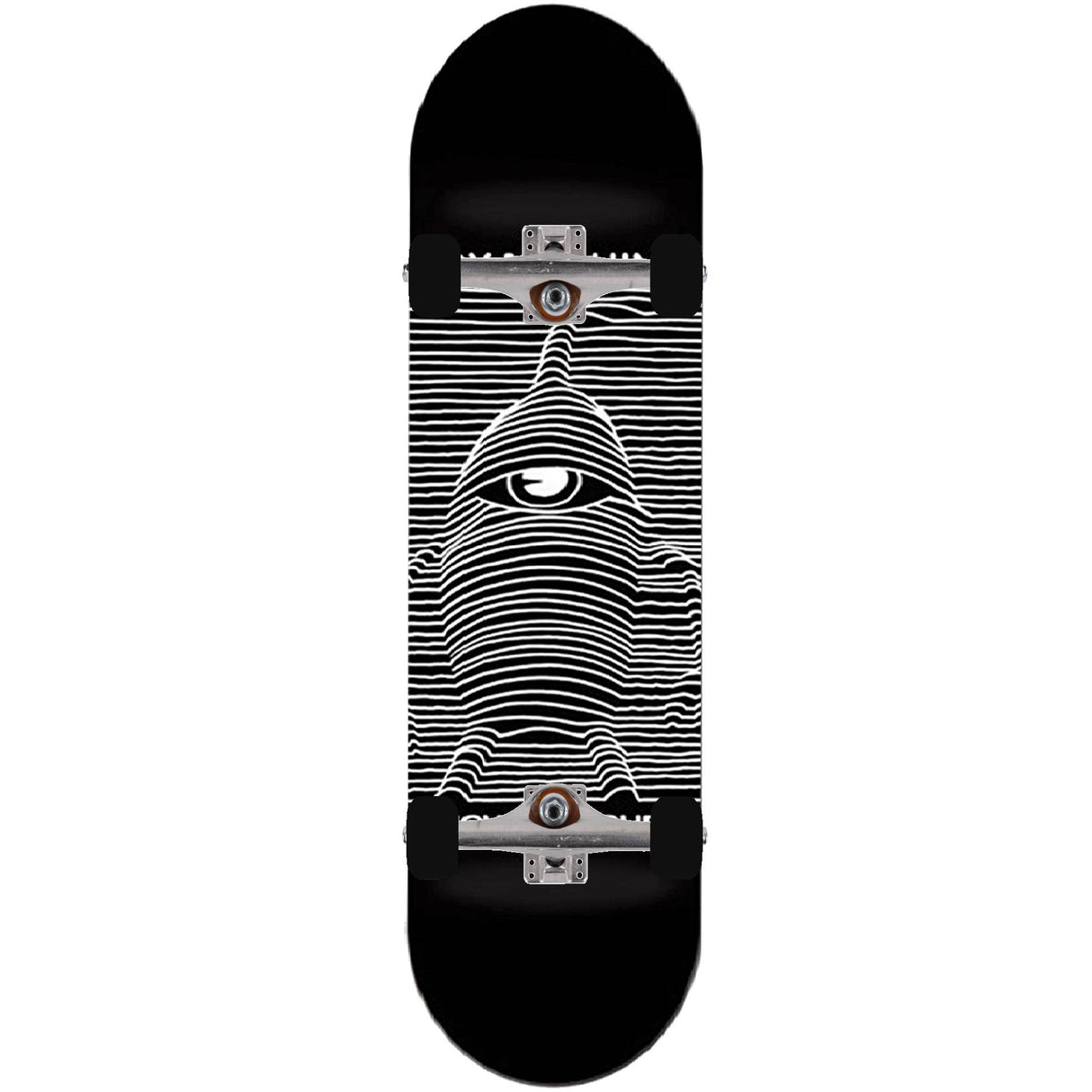 Toy Machine Toy Division Custom Skateboard - Black 8.5"