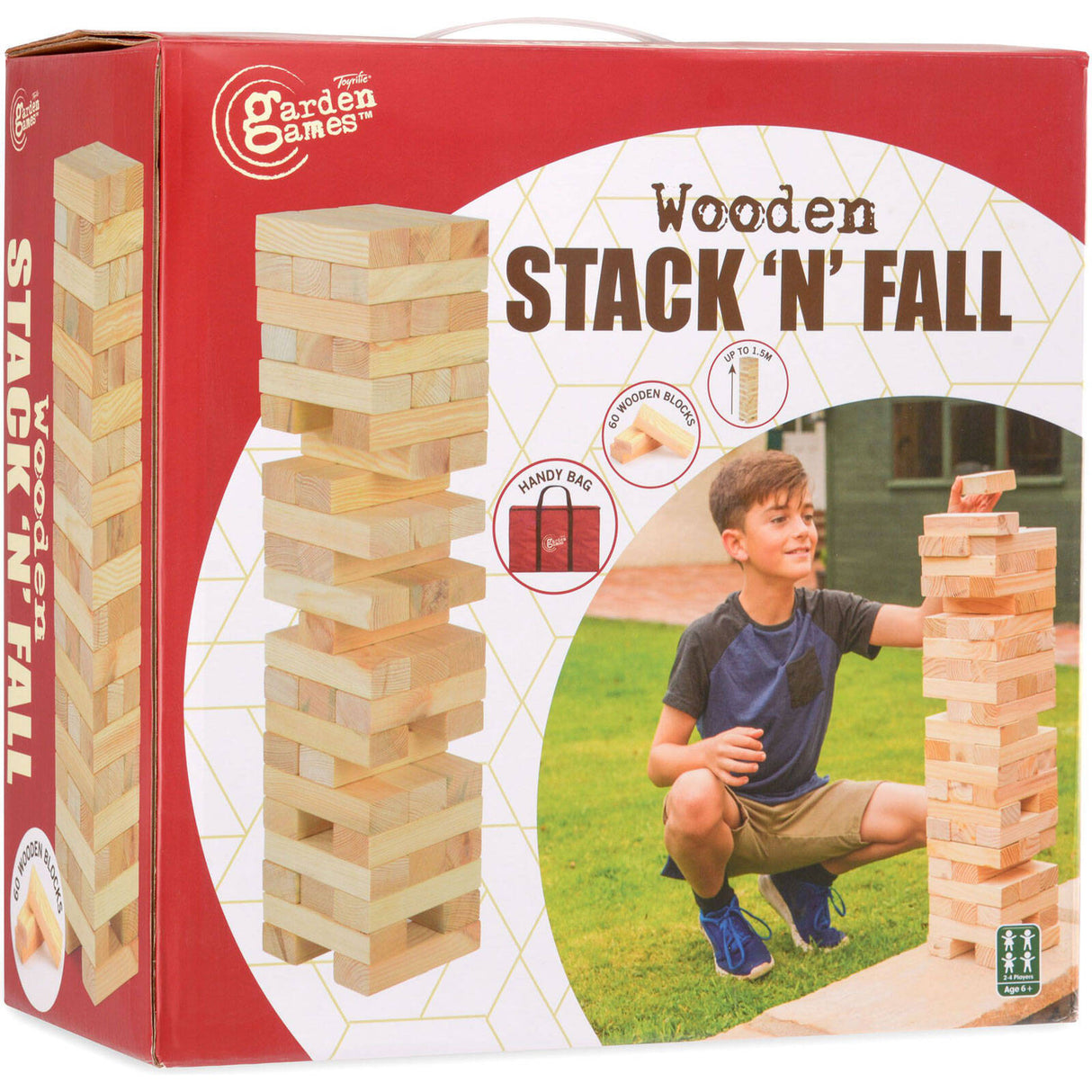 Toyrific Giant Stack 'n' Fall Garden Game