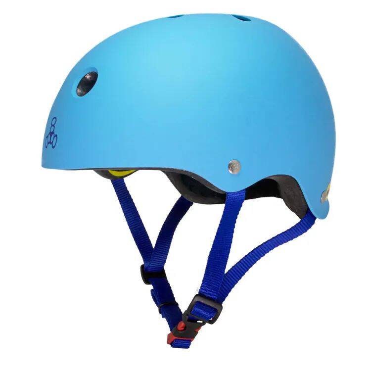 Triple 8 Dual Certified MIPS Helmet - Hyper Blue
