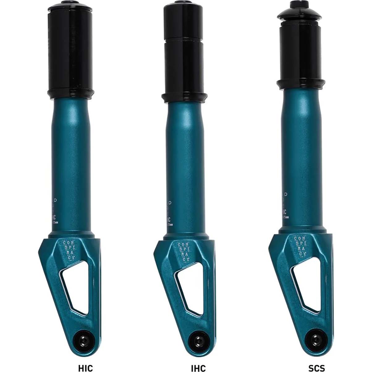 Triad Conspiracy TUC/HIC/SCS/IHC Scooter Forks - Ano Blue