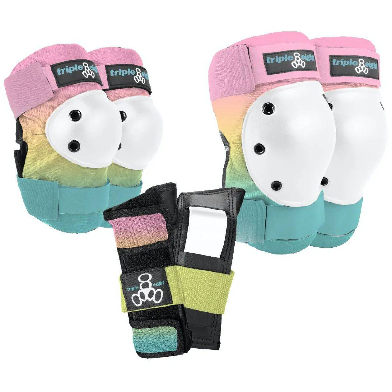 Triple 8 Saver Series 3-Pack Pad Set - Shaved Ice