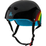 Triple 8 The Certified Sweatsaver Helmet - Rainbow Sparkle / Black
