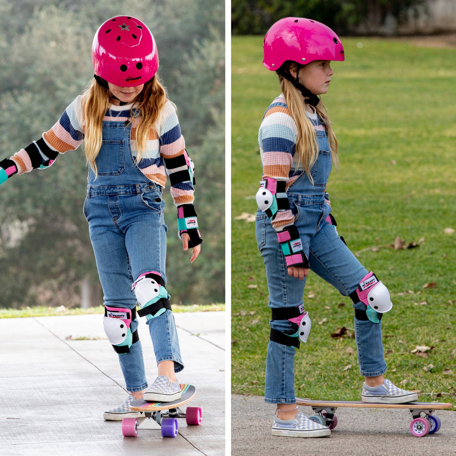 Triple 8 Wipeout Helmet - Pink