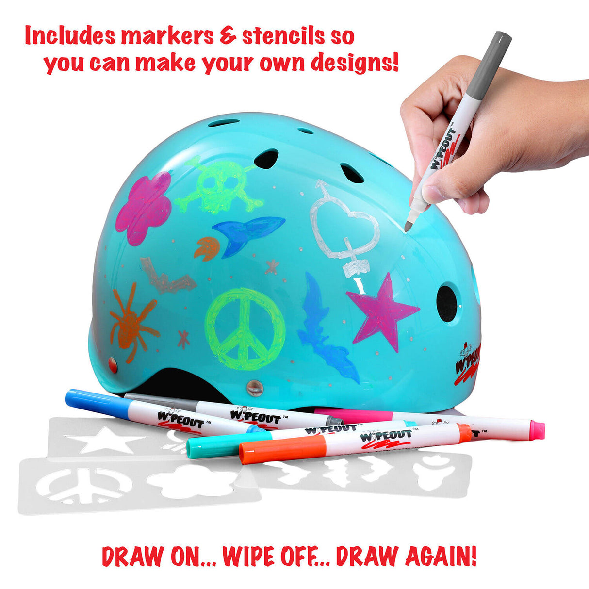 Triple 8 Wipeout Helmet - Teal