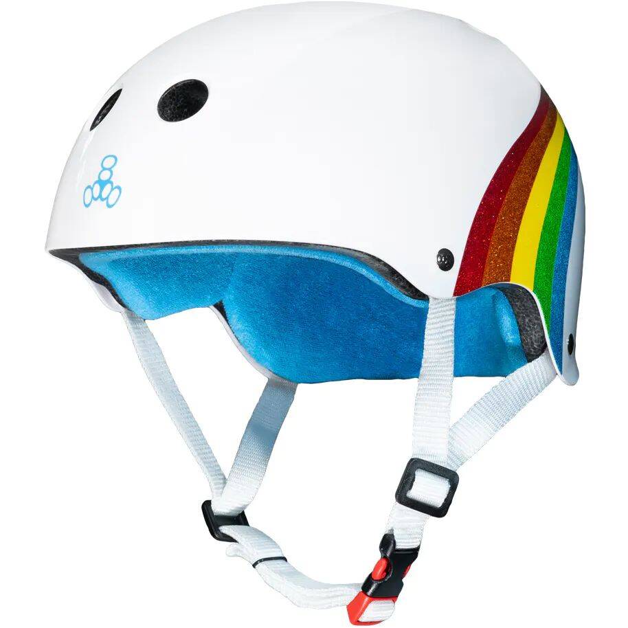 Triple 8 The Certified Sweatsaver Helmet - Rainbow Sparkle