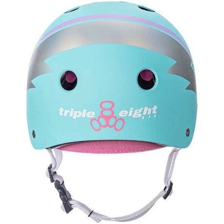 Triple 8 The Certified Sweatsaver Helmet - Teal Hologram