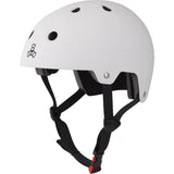 Triple 8 Brainsaver Dual Certified Helmet White Rubber - Small - Medium 55 - 58cm