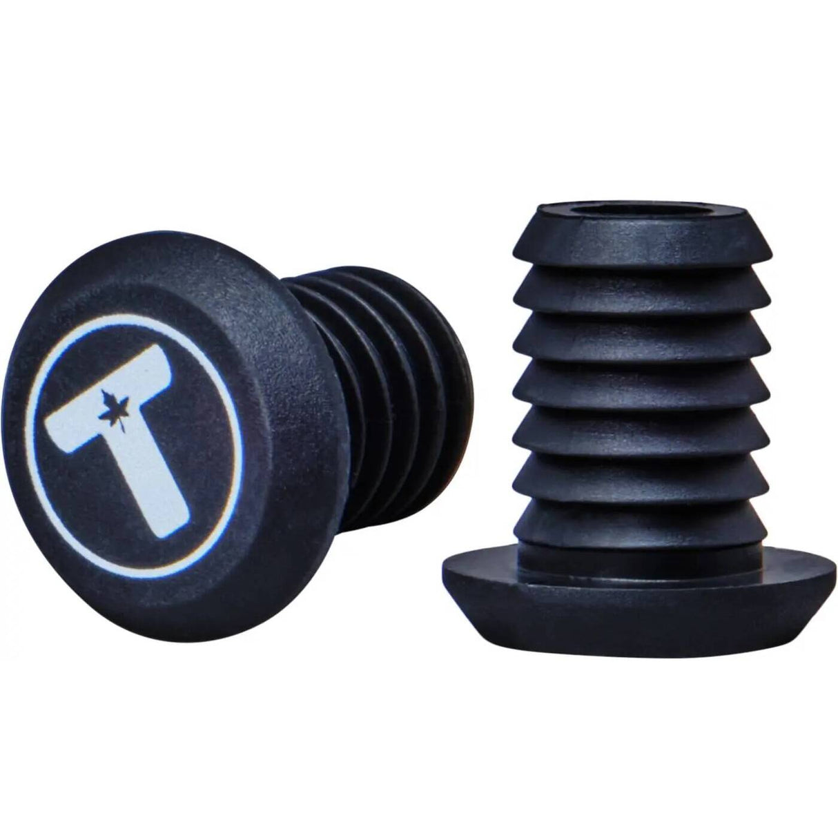 Trynyty Swirl 160mm Scooter Grips - Red/Transparent