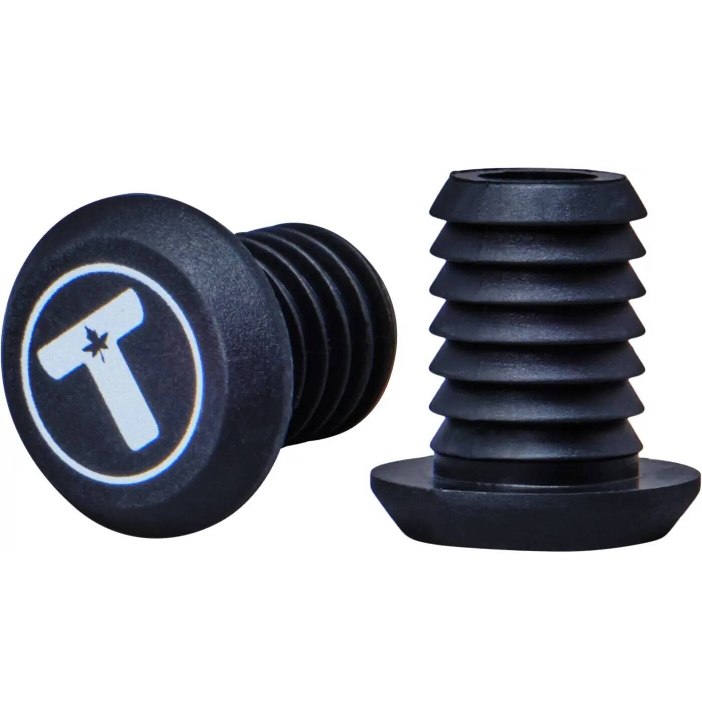 Trynyty Swirl 160mm Scooter Grips - Red/Transparent