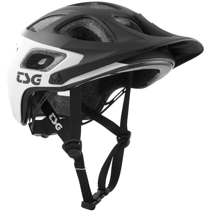 TSG Seek MTB/Road Helmet - Black White/Black