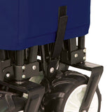 TWF Metal Beach Trolley - Navy/Black