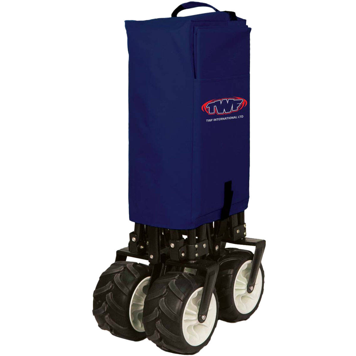 TWF Metal Beach Trolley - Navy/Black
