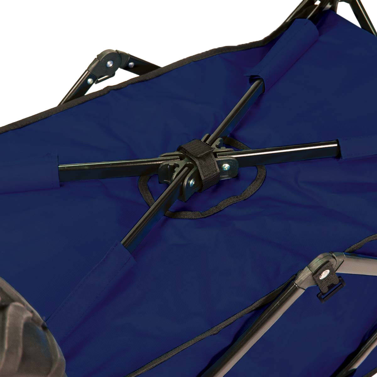 TWF Metal Beach Trolley - Navy/Black