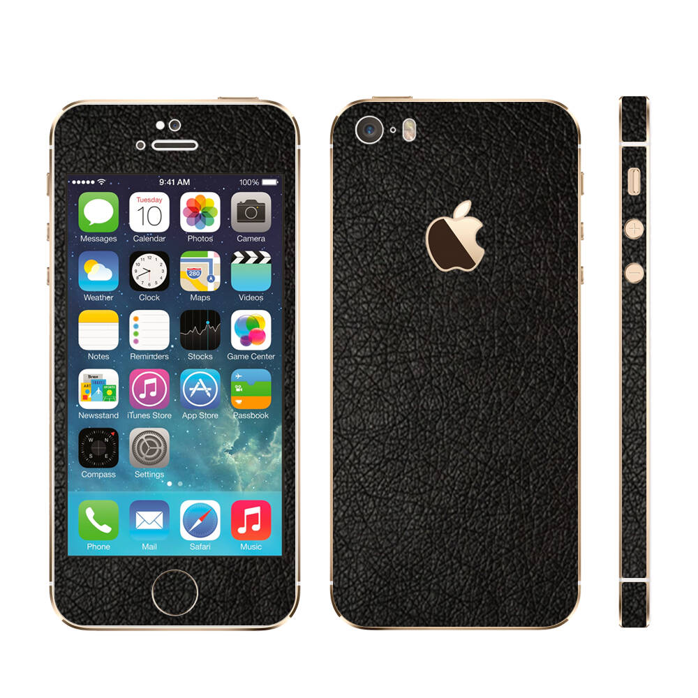 Ukarbon Samsung S7 Skin - Black Leather