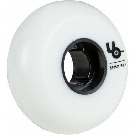 Undercover Team 59mm 90a Inline Skate Wheels - White