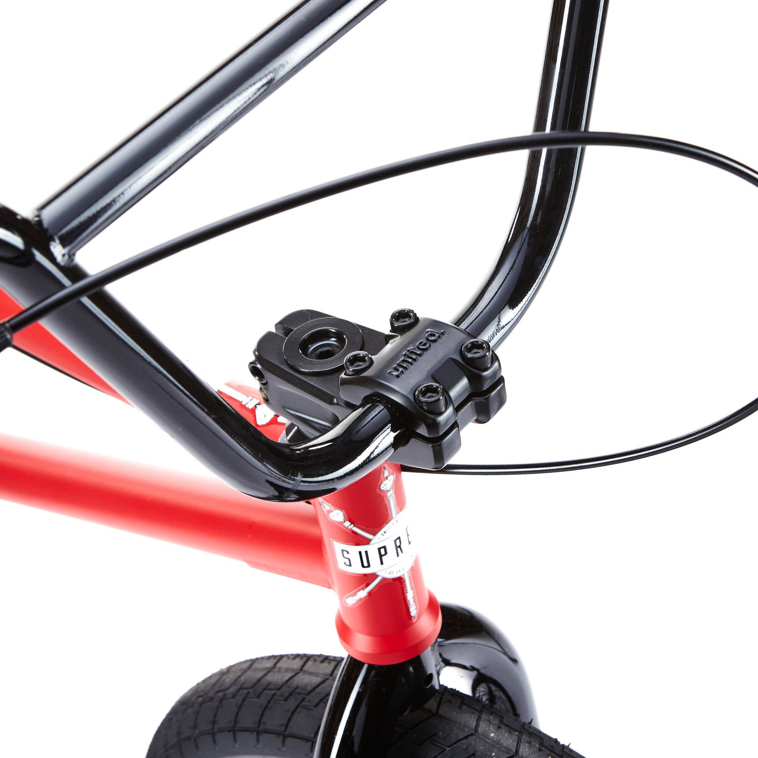 United Supreme 20.5'' Complete BMX - Deep Flat Red