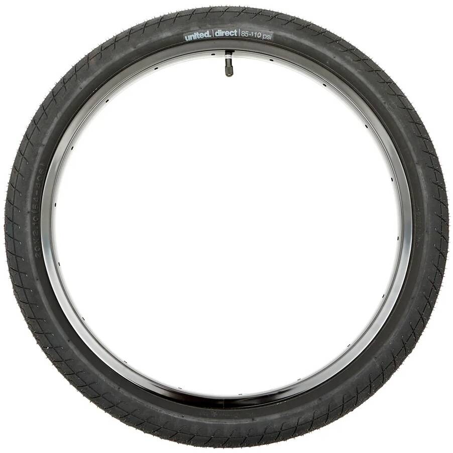 United Direct 16" x 2.10" BMX Tyre - Black Wall