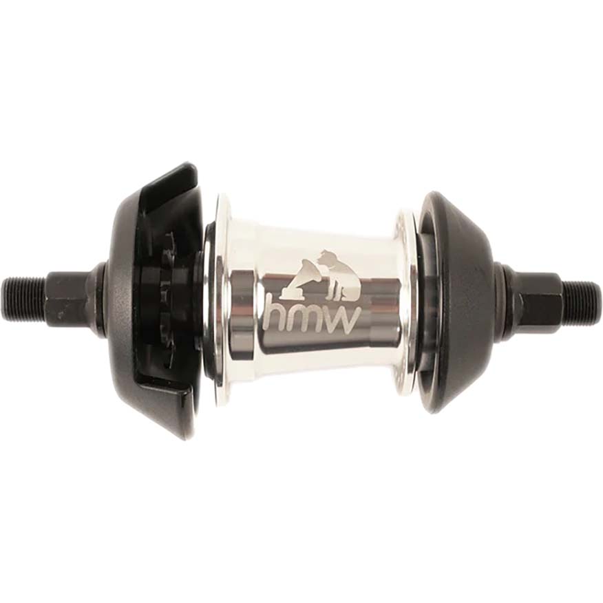 United HMW Freecoaster w/ Guards Male Axle LHD BMX Hub - Polished