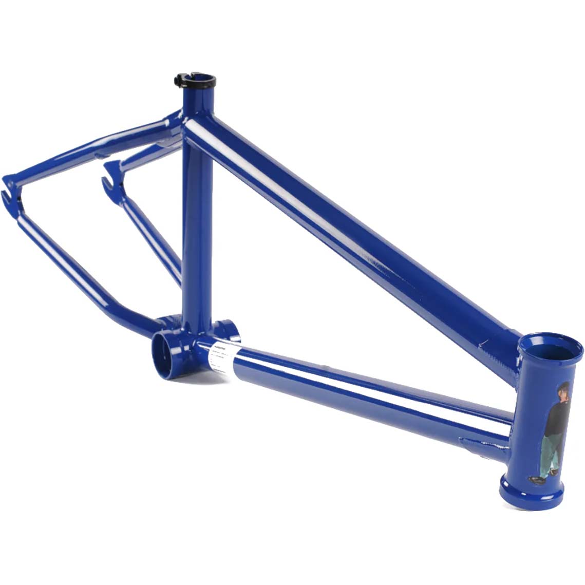 United Auto Portrait Alex Valentino Sig 20.8" BMX Frame - Blue