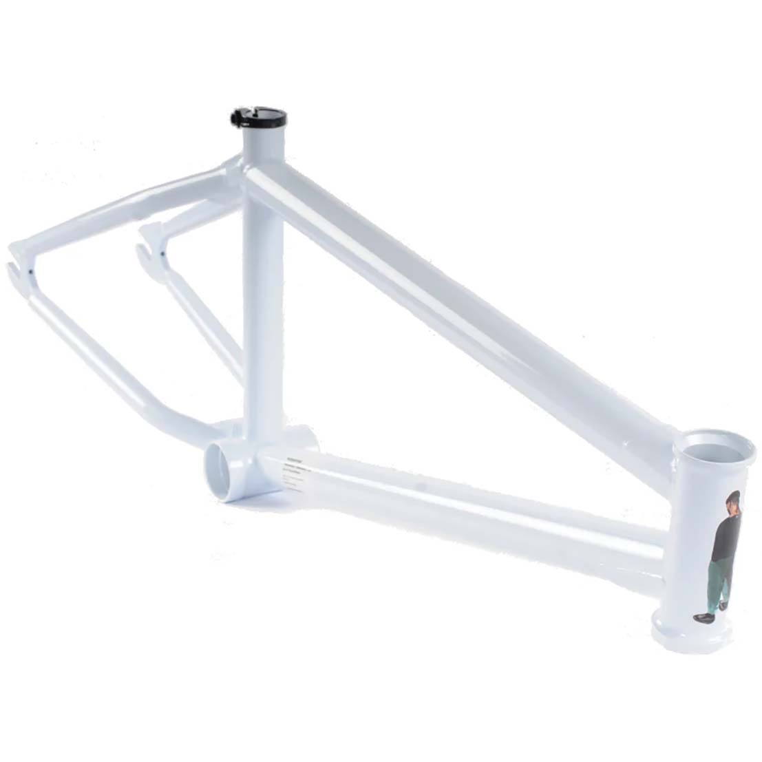 United Auto Portrait Alex Valentino Sig 21.25" BMX Frame - Pale Grey