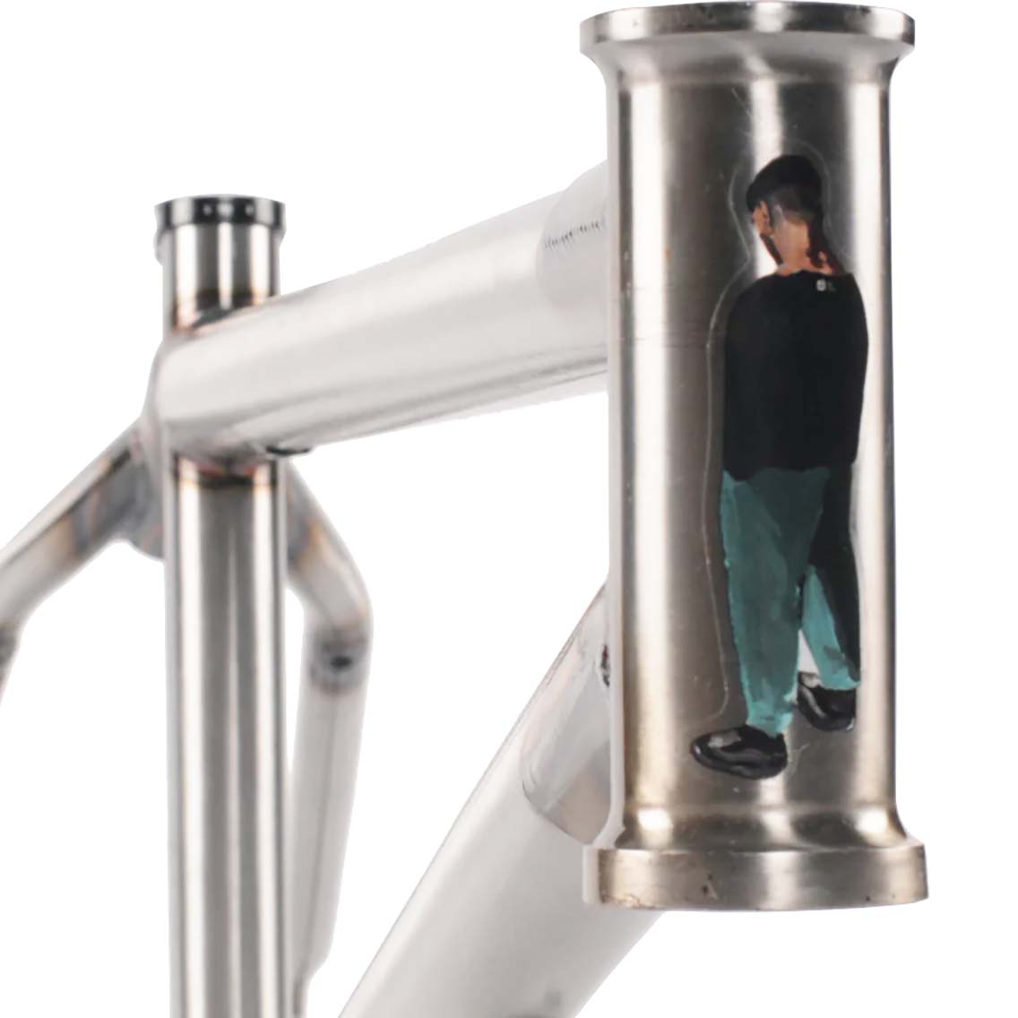 United Auto Portrait Alex Valentino Sig 21.25" BMX Frame - Raw