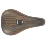 United Squad Fat Pivotal Seat BMX Seat - Black w/ Orange Stitch