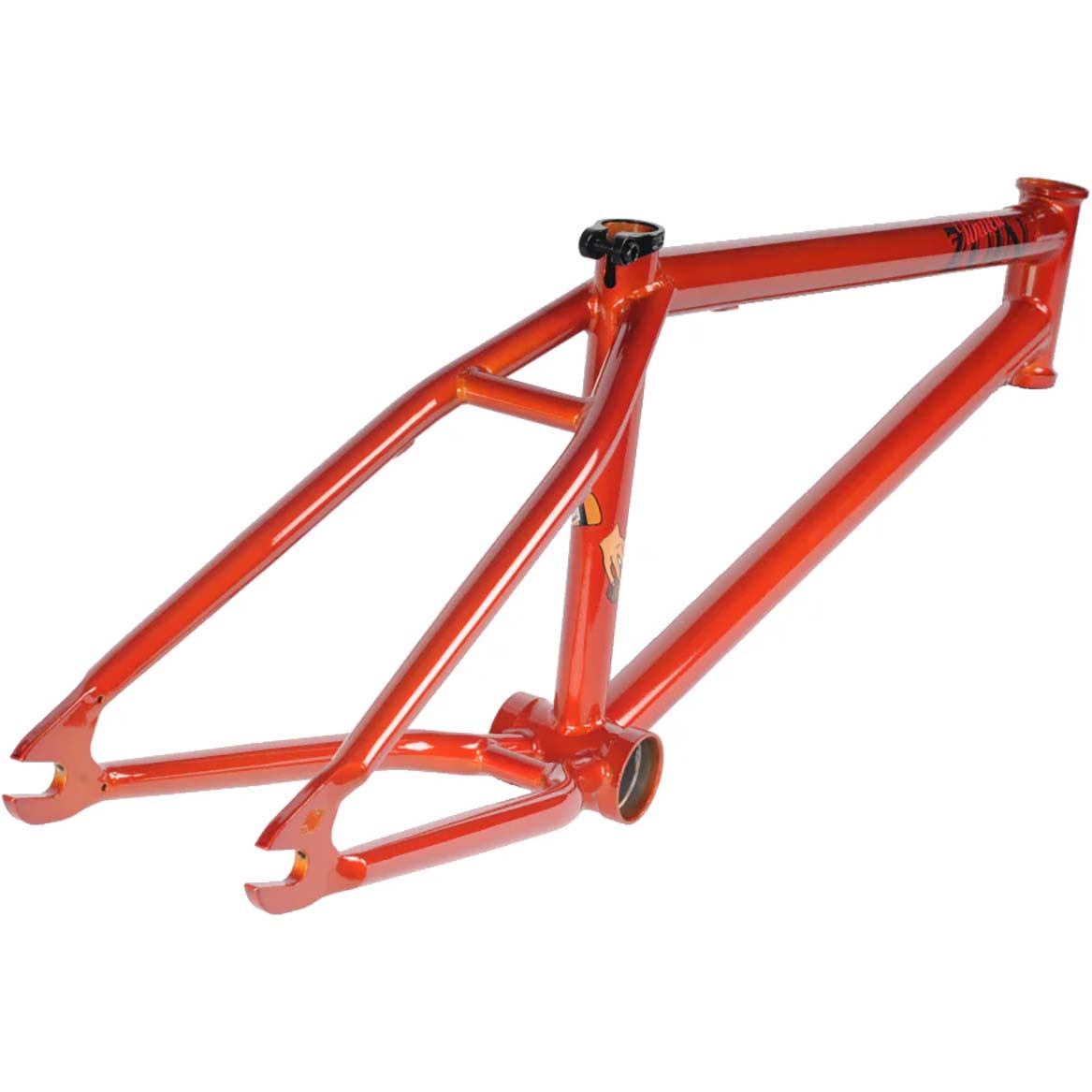 United Zuin Miki Fleck Signature 20.75" BMX Frame - Negrita