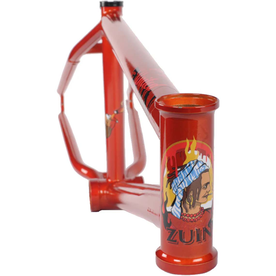 United Zuin Miki Fleck Signature 20.75" BMX Frame - Negrita