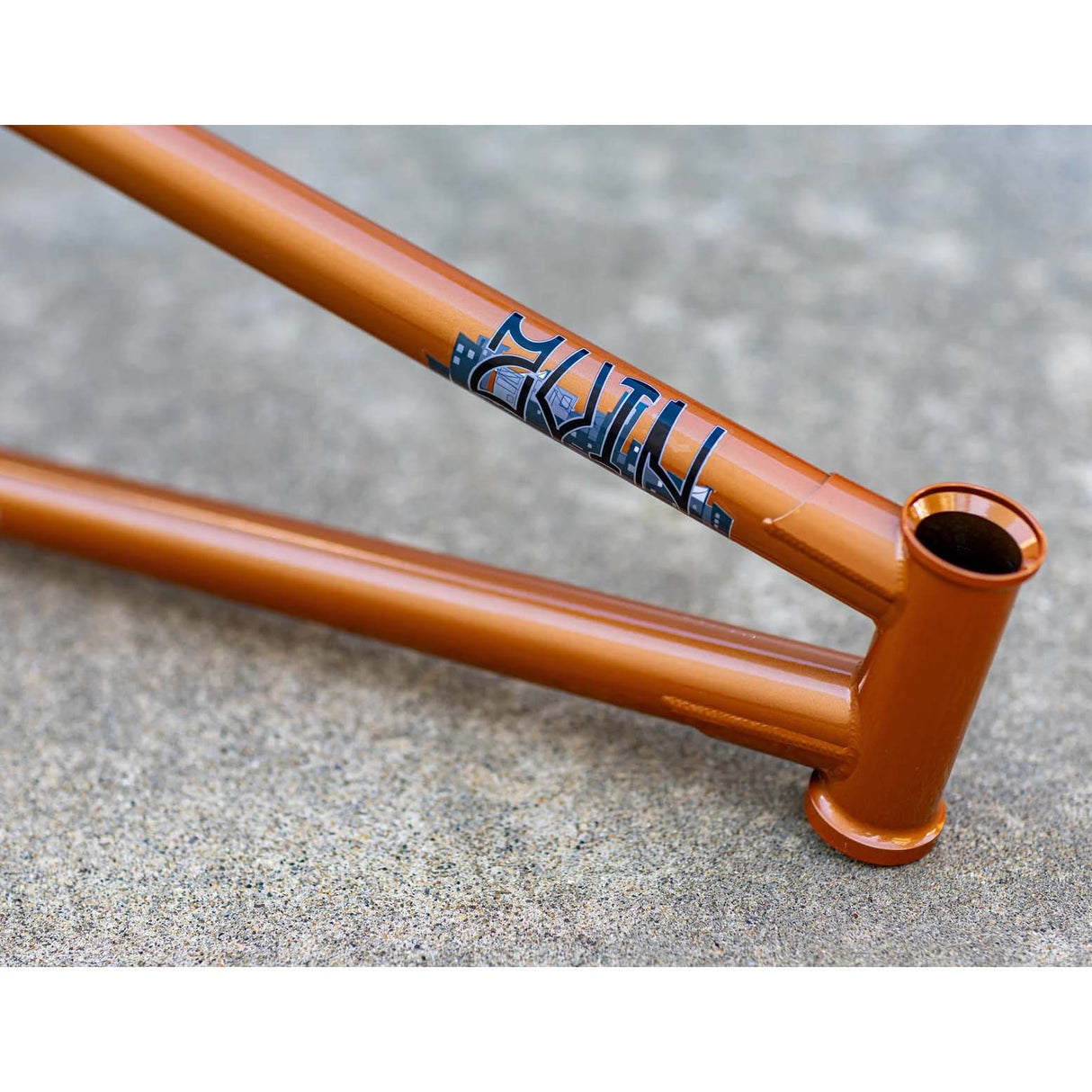 United Zuin Miki Fleck Signature 20.5" BMX Frame - Trans Bronze