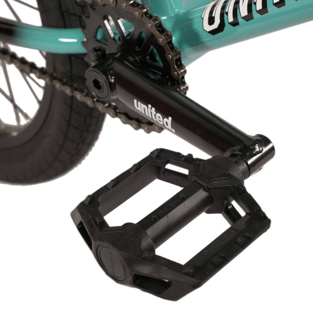 United Recruit 18'' Complete BMX - Aqua Fade