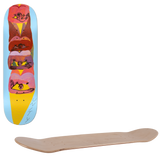 Unity Ice Cream Cone Skateboard Deck 8.06"